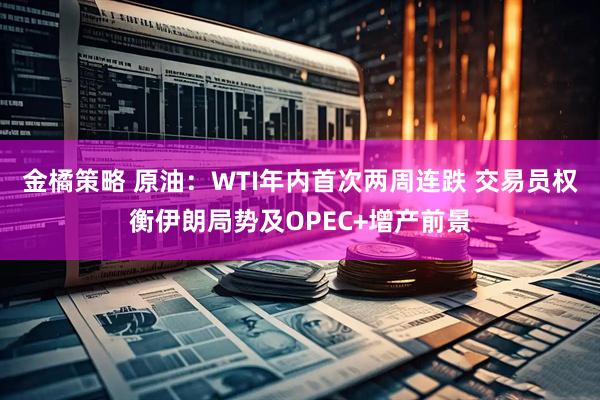 金橘策略 原油：WTI年内首次两周连跌 交易员权衡伊朗局势及OPEC+增产前景