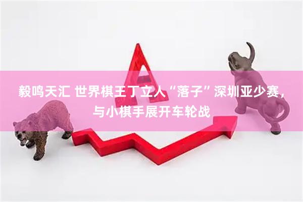毅鸣天汇 世界棋王丁立人“落子”深圳亚少赛，与小棋手展开车轮战